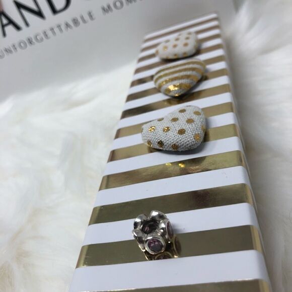 PANDORA RUBY Oval Lights Charm Authentic - Picture 2 of 6